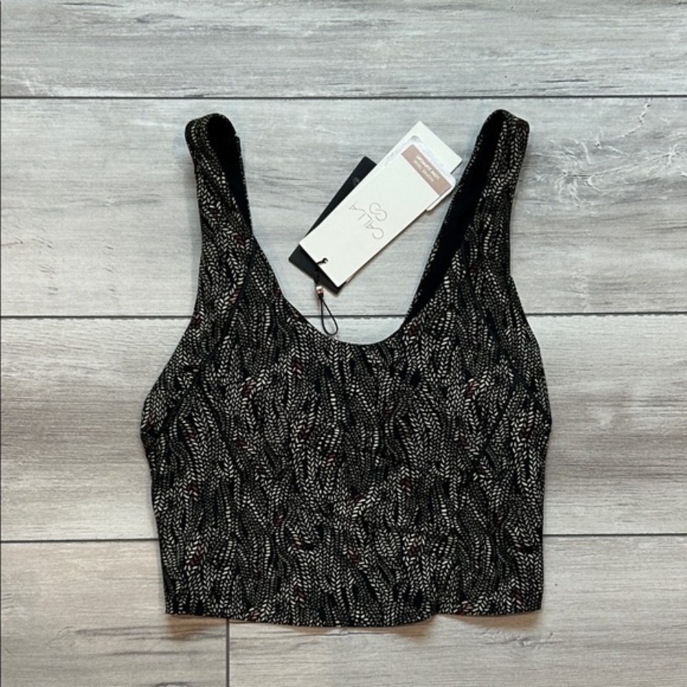 Calia scoop neck serpent print tank top size XXS NWT